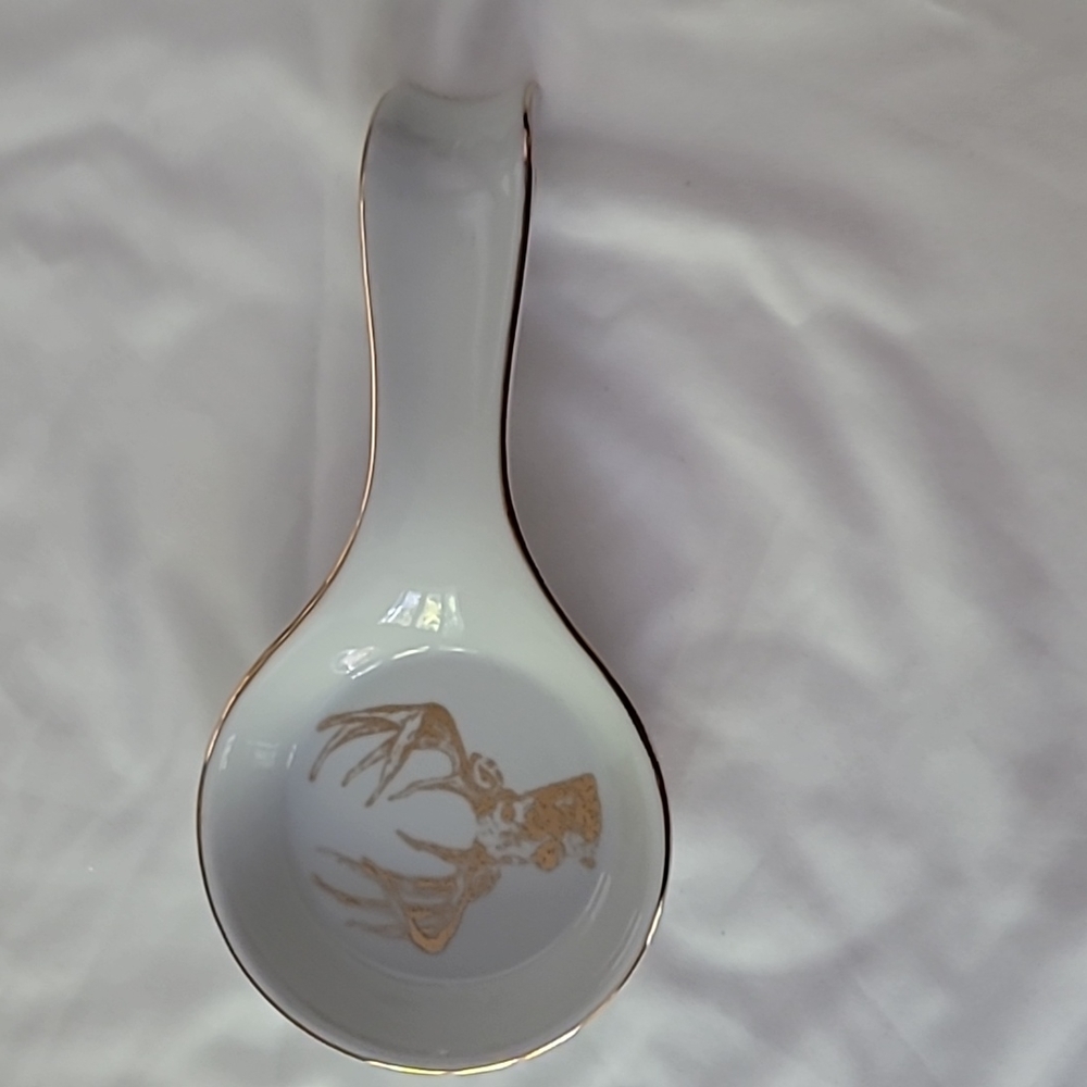 Stag spoon rest